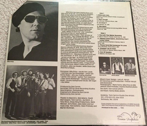 Billy Price And The Keystone Rhythm Band : Is It Over? (LP, Album)
