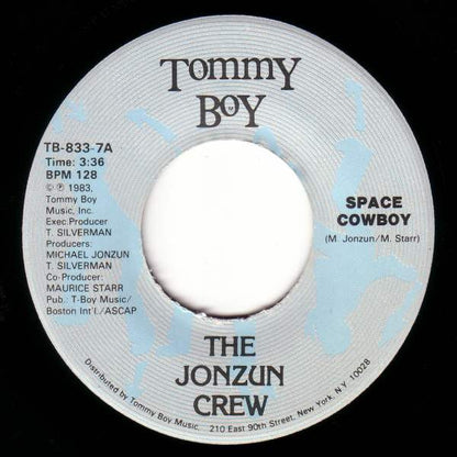 The Jonzun Crew : Space Cowboy / Space Is The Place (7")
