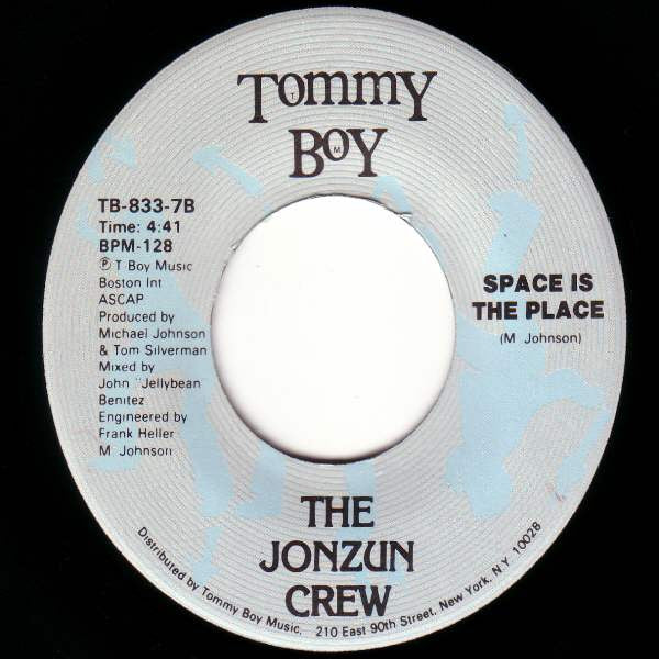 The Jonzun Crew : Space Cowboy / Space Is The Place (7")