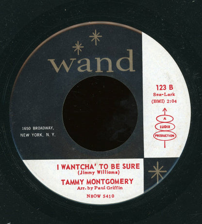 Tammy Montgomery : Voice Of Experience / I Wantcha' To Be Sure (7", Single)