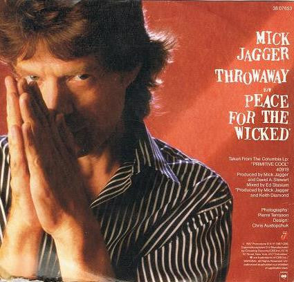 Mick Jagger : Throwaway (7")