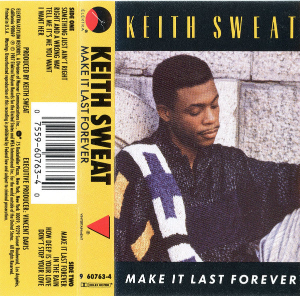 Keith Sweat : Make It Last Forever (Cass, Album, SR,)