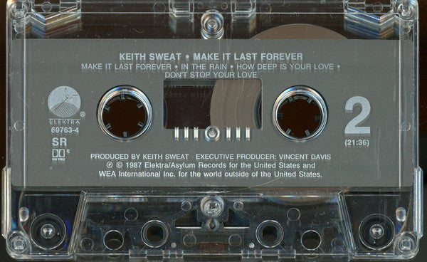 Keith Sweat : Make It Last Forever (Cass, Album, SR,)