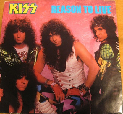 Kiss : Reason To Live (7", Single, 49)