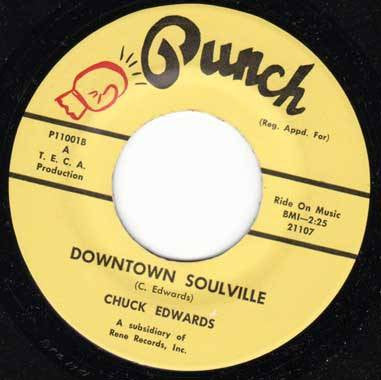 Chuck Edwards : I Need You / Downtown Soulville (7")