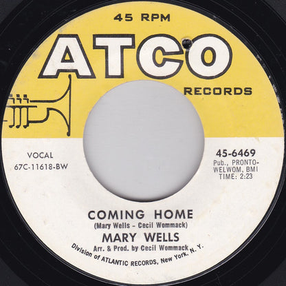 Mary Wells : (Hey You) Set My Soul On Fire / Coming Home (7", Single, Styrene, BW)
