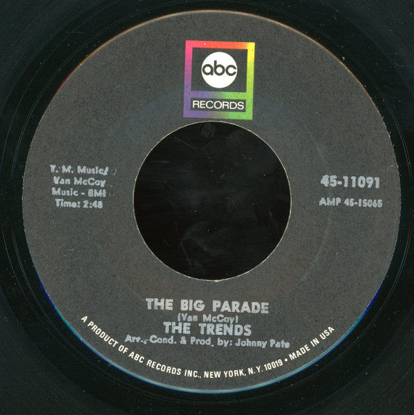The Trends : The Soul Clap / The Big Parade (7")