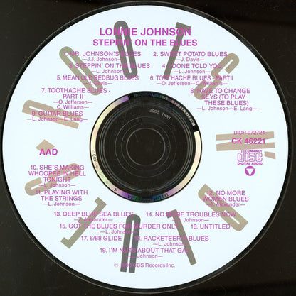 Lonnie Johnson (2) : Steppin' On The Blues (CD, Comp)