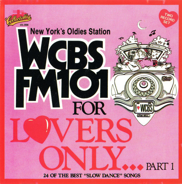 Various : WCBS FM101 For Lovers Only Part 1 (CD, Comp)