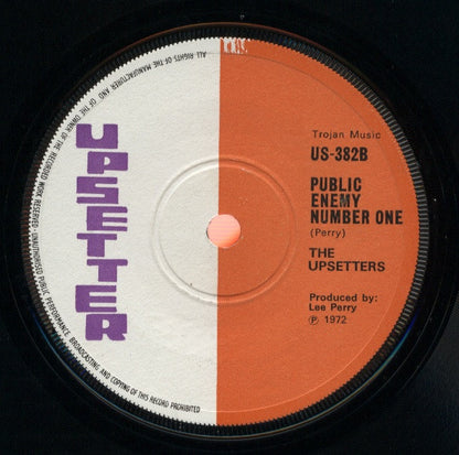 King Iwah / Max Romeo, The Upsetters : Give Me Power # 2 / Public Enemy Number One (7", Sol)