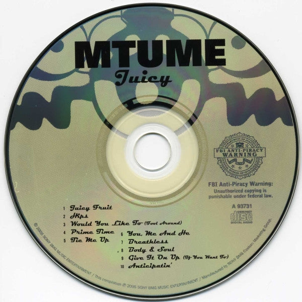 Mtume : Juicy (CD, Comp)