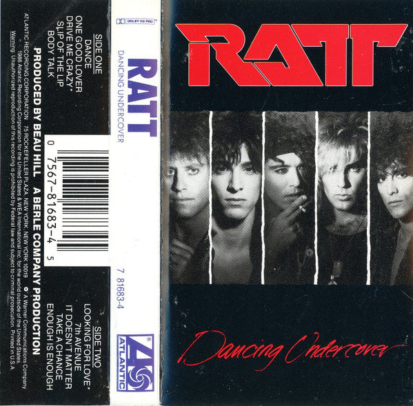 Ratt : Dancing Undercover (Cass, Album, SR,)