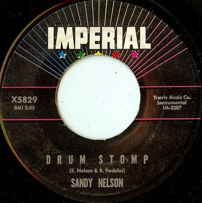 Sandy Nelson : Drummin' Up A Storm (7", Single)