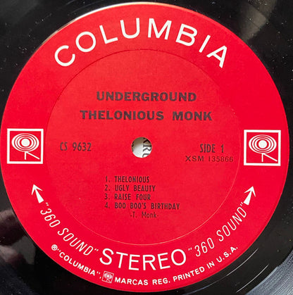 Thelonious Monk : Underground (LP, Album, Ter)