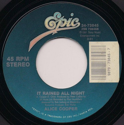 Alice Cooper (2) : Hey Stoopid (7", Single, Styrene)