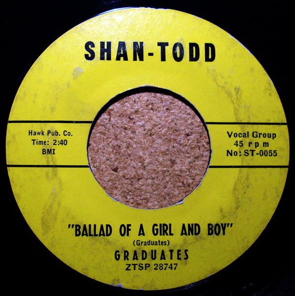 Graduates : Ballad Of A Girl And Boy (7", Mono, Styrene)