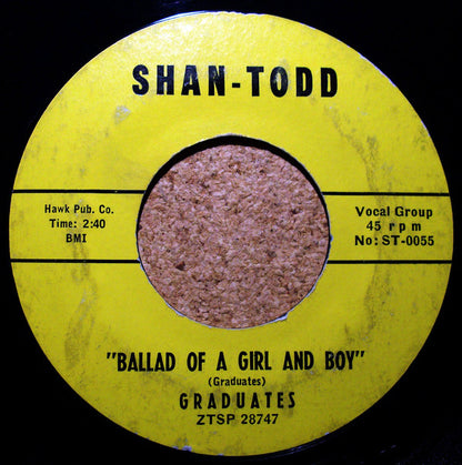 Graduates : Ballad Of A Girl And Boy (7", Mono, Styrene)