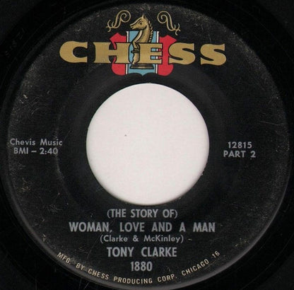 Tony Clarke (2) : (The Story Of) Woman, Love And A Man (7", Single)