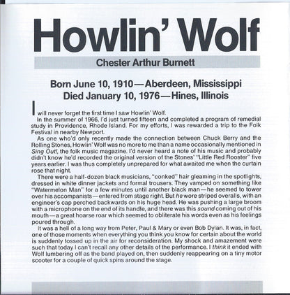 Howlin' Wolf : Change My Way (CD, Album, Comp, Mono, Club, RE)