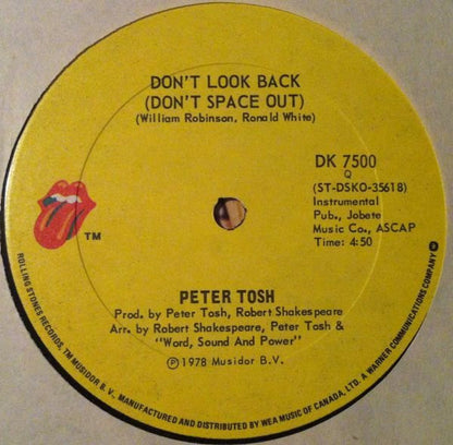 Peter Tosh : (You Got To Walk And) Don't Look Back (12")