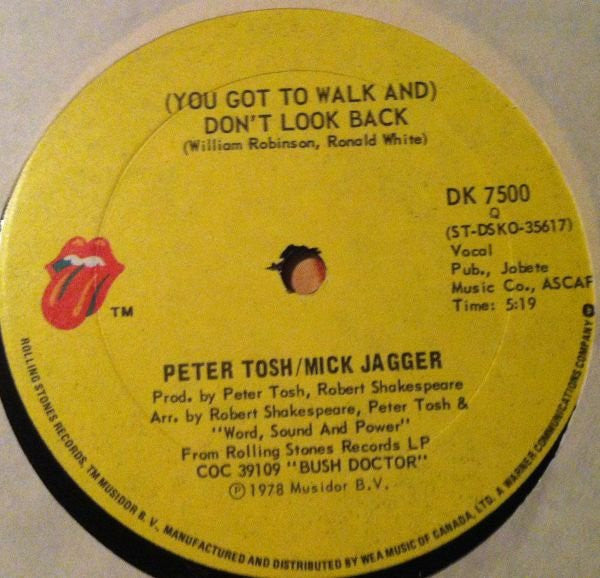 Peter Tosh : (You Got To Walk And) Don't Look Back (12")