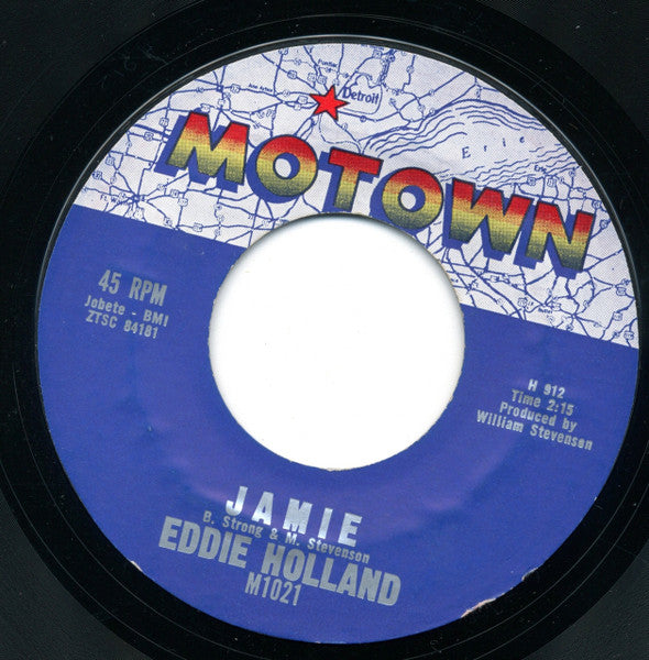Edward Holland, Jr. : Jamie / Take A Chance On Me (7")
