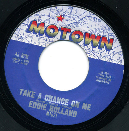 Edward Holland, Jr. : Jamie / Take A Chance On Me (7")