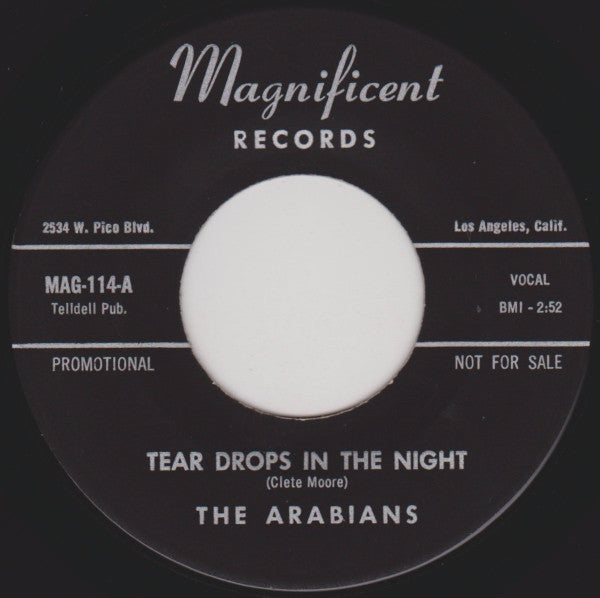 The Arabians (3) : Tear Drops In The Night / Take Me (7", Single)