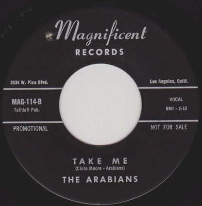 The Arabians (3) : Tear Drops In The Night / Take Me (7", Single)