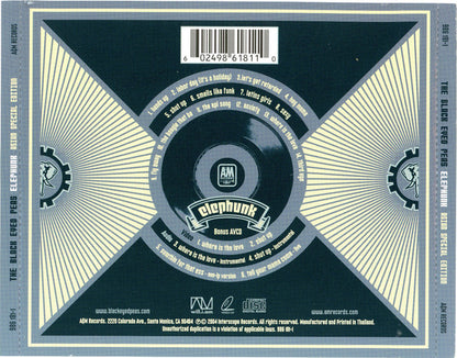 Black Eyed Peas : Elephunk (CD, Album + AVCD + S/Edition)