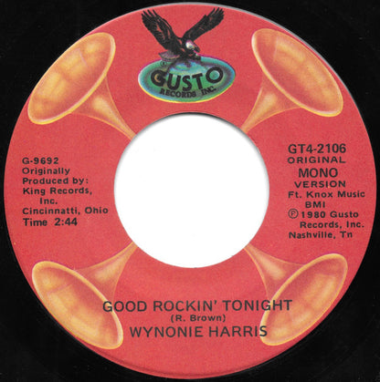Wynonie Harris : Good Rockin' Tonight / Shake That Thing (7", Mono, RE)
