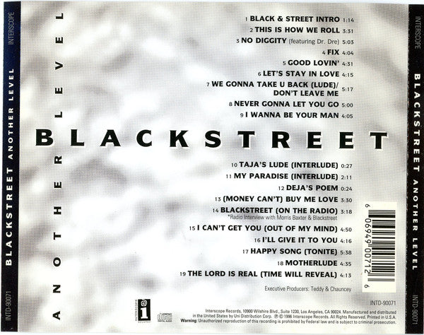 Blackstreet : Another Level (CD, Album, UNI)
