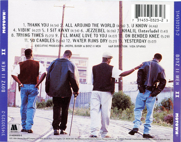 Boyz II Men : II (CD, Album, Den)