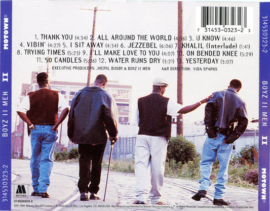 Boyz II Men : II (CD, Album, Den)