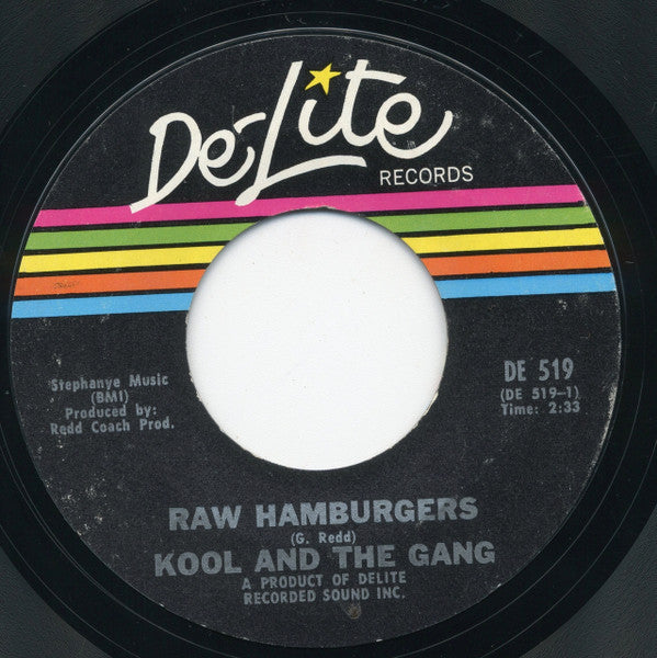 Kool & The Gang : Kool And The Gang / Raw Hamburgers (7", Single, Styrene)