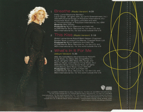 Faith Hill : Breathe (CD, Single)