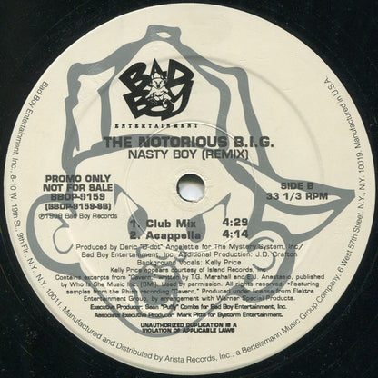 Notorious B.I.G. : Nasty Boy (Remix) (12", Promo)