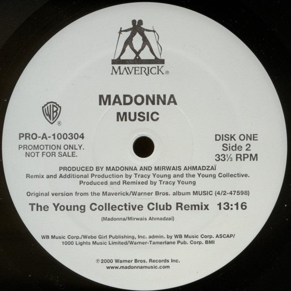 Madonna : Music (2x12", Promo)