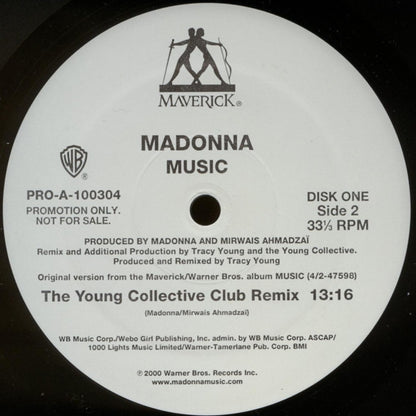 Madonna : Music (2x12", Promo)