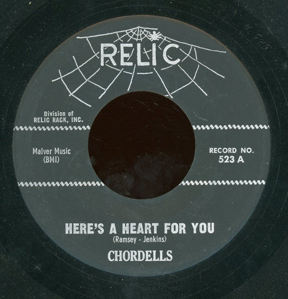 The Chordells (3) : Here's A Heart For You / I Started Out (7", RE)