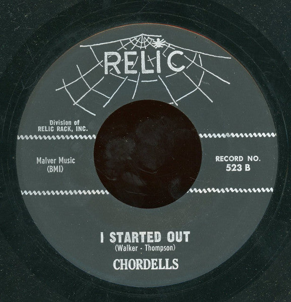 The Chordells (3) : Here's A Heart For You / I Started Out (7", RE)