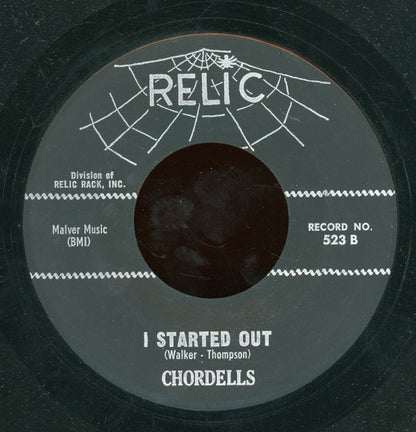 The Chordells (3) : Here's A Heart For You / I Started Out (7", RE)