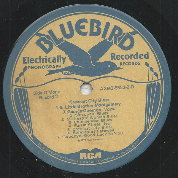Little Brother Montgomery : Crescent City Blues (2xLP, Comp, Mono, Ind)