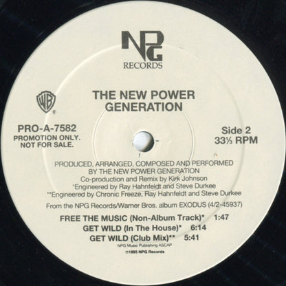 The New Power Generation : The Good Life (12", Promo)