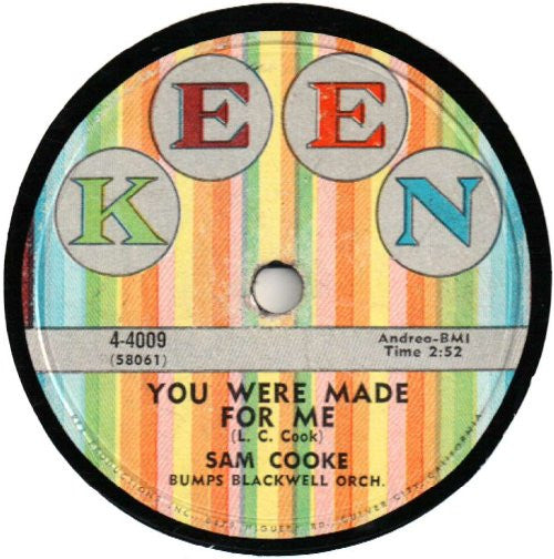 Sam Cooke : You Were Made For Me / Lonely Island (Shellac, 10")
