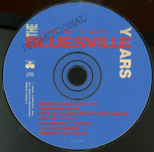 Various : The Bluesville Years Volume Four -  In The Key Of Blues  (CD, Comp, Promo)