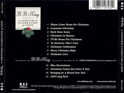 B.B. King : A Christmas Celebration Of Hope (CD, Album)