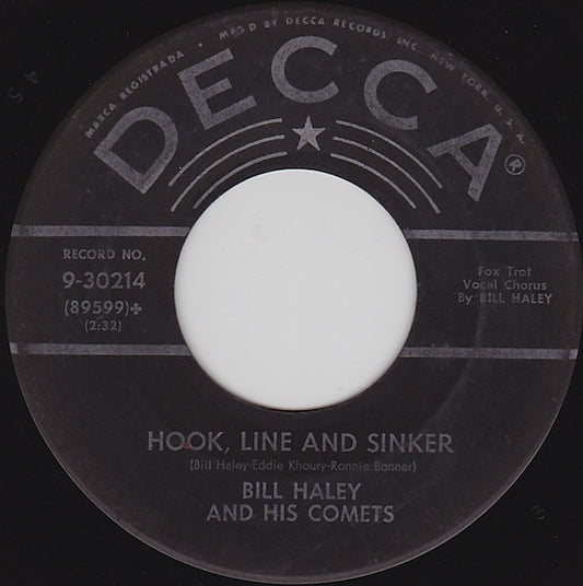 Bill Haley And His Comets : Forty Cups Of Coffee / Hook, Line And Sinker (7", Single)