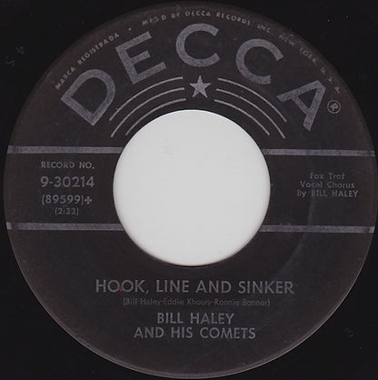 Bill Haley And His Comets : Forty Cups Of Coffee / Hook, Line And Sinker (7", Single)