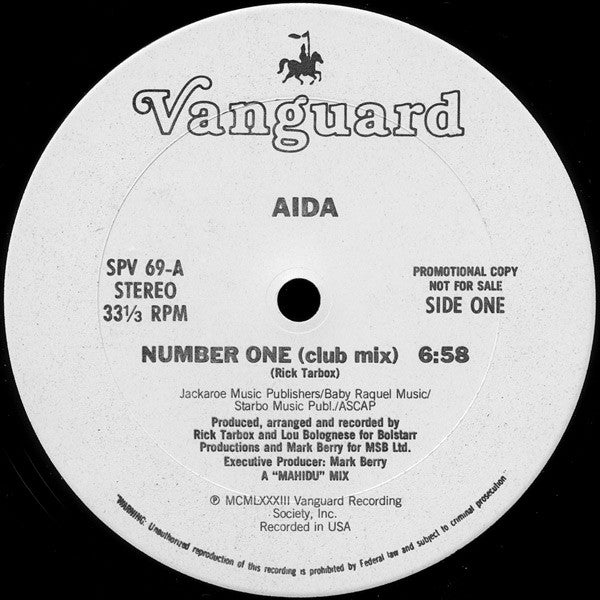 Aida (2) : Number One (12", Promo)